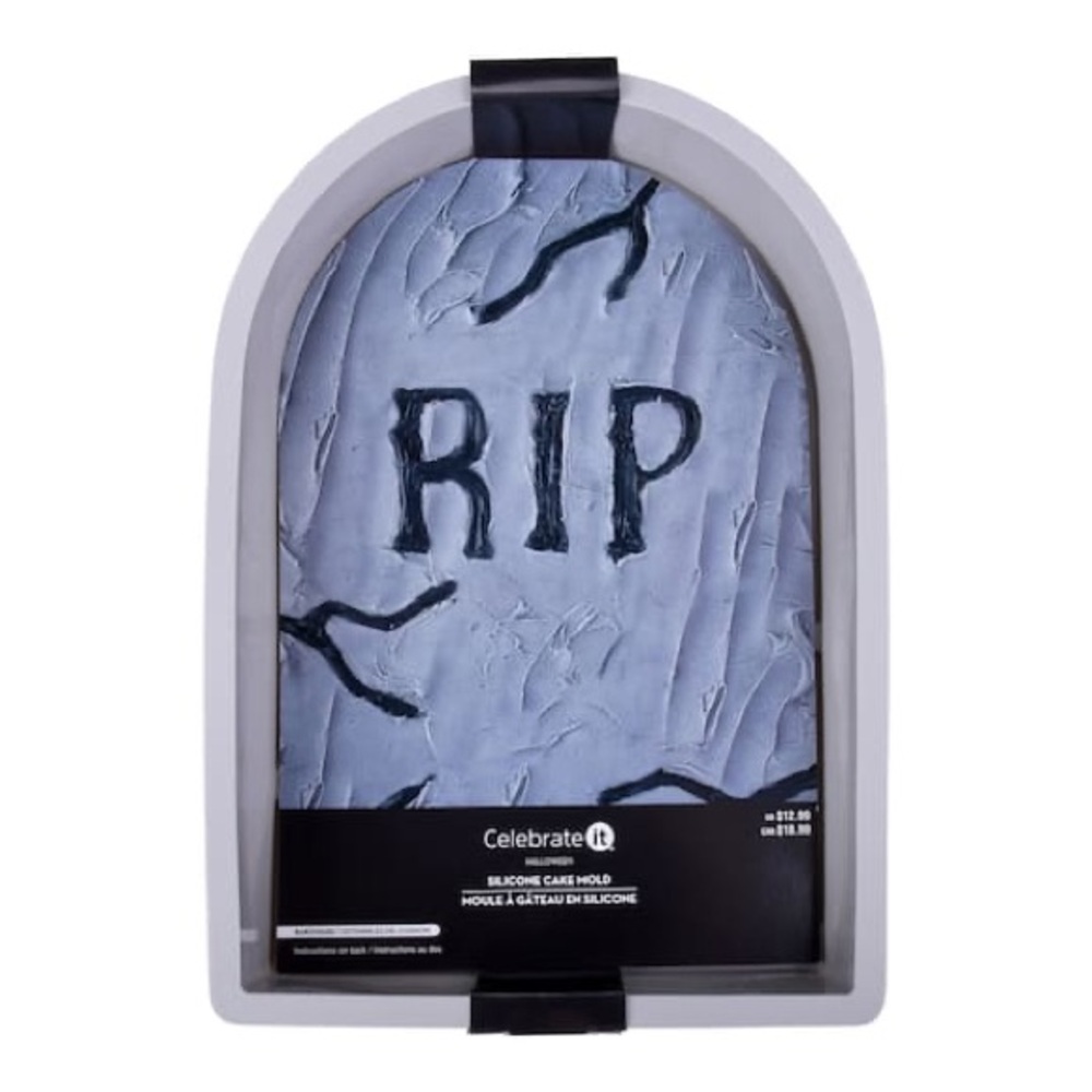 Halloween Baking Mold Tombstone Silicone Cake Mold by Celebrate It® 8” x 12”